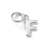 925 Sterling Silver Letter Charms LS-STER-C012-01S-F-1