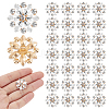 30Pcs Alloy Rhinestone Shank Buttons BUTT-HY0001-29-1