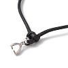 Adjustable Waxed Polyester Cord Bracelet Making AJEW-JB01317-03-2