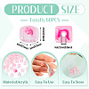 60Pcs Transparent Acrylic Beads OACR-TA0004-88E-4