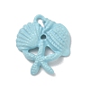 Spray Painted Alloy Pendants AL-CBA5D51-02D-1