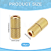 30Pcs Brass Capsule Lace Lock Buckles KK-PH0011-61G-2