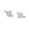 Brass Pave Clear Glass Chandelier Component Links FIND-WH0152-919S-3