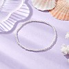 Rond Natural Shell Pearl Beaded Stretch Bracelets for Women BJEW-JB11038-2