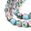 Assembled Synthetic Turquoise and Trochus Shell Beads Strands G-N369-02D-03-3