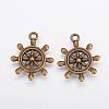 Tibetan Style Alloy Pendants TIBEP-A122979-AB-FF-2