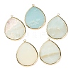 Natural Amazonite Pendants G-E526-01B-2