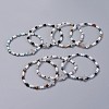 Glass Pearl Stretch Bracelets BJEW-JB04314-1