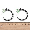 Alloy Dragon Stud Earrings EJEW-R011-02P-5