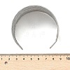 304 Stainless Steel Cuff Bangles for Women BJEW-Z096-02P-5