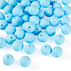 50Pcs Food Grade Eco-Friendly Silicone Beads SIL-TADJ0001-03J-3