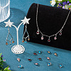 20Pcs Faceted Glass Charms RGLA-TADJ0001-01G-5