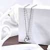 1Pc 304 Stainless Steel Heart Pendant Urn Ashes Necklaces NJEW-CN0001-20P-3