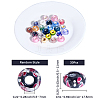 30Pcs Handmade Lampwork European Beads LAMP-SC0001-74-2