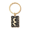 10Pcs Alloy Enamel Keychains KEYC-JKC01375-3