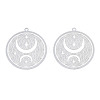 Non-Tarnish 304 Stainless Steel Filigree Pendants STAS-S118-054-1