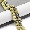 Natural Yellow Turquoise(Jasper) Beads Strands G-K380-A47-01-2