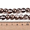 Baking Paint Transparent Glass Beads Strands DGLA-N011-10mm-09-4