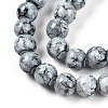 Baking Paint Glass Beads Strands DGLA-N003-8mm-A06-3