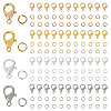 400pcs 4 Colors Alloy Lobster Claw Clasps FIND-TA0008-94-2
