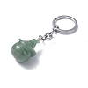 Natural Green Aventurine Keychains KEYC-P011-04P-06-2