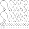 SOFPLATE 200Pcs 304 Stainless Steel Earring Hooks DIY-SP0001-01-1