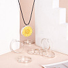 Alloy Open Back Bezel Big Pendants PALLOY-TA0021-01P-14