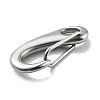 304 Stainless Steel Push Gate Snap Keychain Clasp Findings STAS-B082-04B-P-3