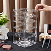 360 Degree Plastic Rotating Jewelry Organizer Display Stands EDIS-WH0022-11A-3