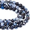 3 Strands Natural Fire Crackle Agate Beads Strands G-NB0003-46-1