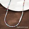 925 Sterling Silver Colorful Cubic Zirconia Chains STER-C016-02B-P01-4