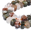 Natural Rutilated Quartz Beads Strands G-K245-F05-04-3