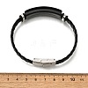 Imitation Leather Cord Braided Bracelets BJEW-B126-01B-3