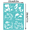 Self-Adhesive Silk Screen Printing Stencil DIY-WH0338-065-2