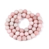 Natural Pink Opal Beads Strands G-N367-01C-01-3