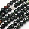 Natural Bloodstone Beads Strands G-N0166-04-8mm-1