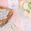 100Pcs Alloy Crystal Rhinestone Spacers Bars FIND-CA0009-71B-5