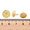 50Pcs Iron Butterfly Clutches Pin Backs IFIN-H066-01G-3