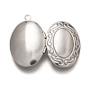 Non-Tarnish 316 Stainless Steel Locket Pendants X-STAS-O135-05P-4