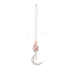 Moon 201 Stainless Steel Pendant Decorations HJEW-JM00958-4