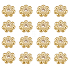 16Pcs 925 Sterling Silver Granulated Beads STER-BC0003-14G-1