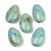 Two Tone Opaque Acrylic Imitation Gemstone Beads OACR-T033-10B-1