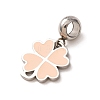 304 Stainless Steel European Dangle Charms STAS-O097-08A-4