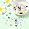 200Pcs 4 Styles Acrylic & Resin Bead Caps FIND-YW0010-10-2