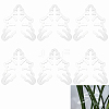 Leaf Shape Acrylic Plant Growth Fixator DIY-WH0430-933A-1