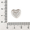 Brass Micro Pave Cubic Zirconia Slide Charms ZIRC-I068-02P-4