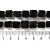 Natural Black Tourmaline Beads Strands G-G053-B08-01-5