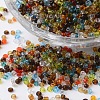 12/0 Transparent Colours Round Glass Seed Beads SEED-K003-2mm-M11-1