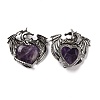 Natural Amethyst Pendants G-A207-03AS-05-2