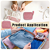Cloth Jewelry Storage Zipper Bags with Tassel for Earrings Rings Bracelets Necklaces AJEW-WH0596-664D-5